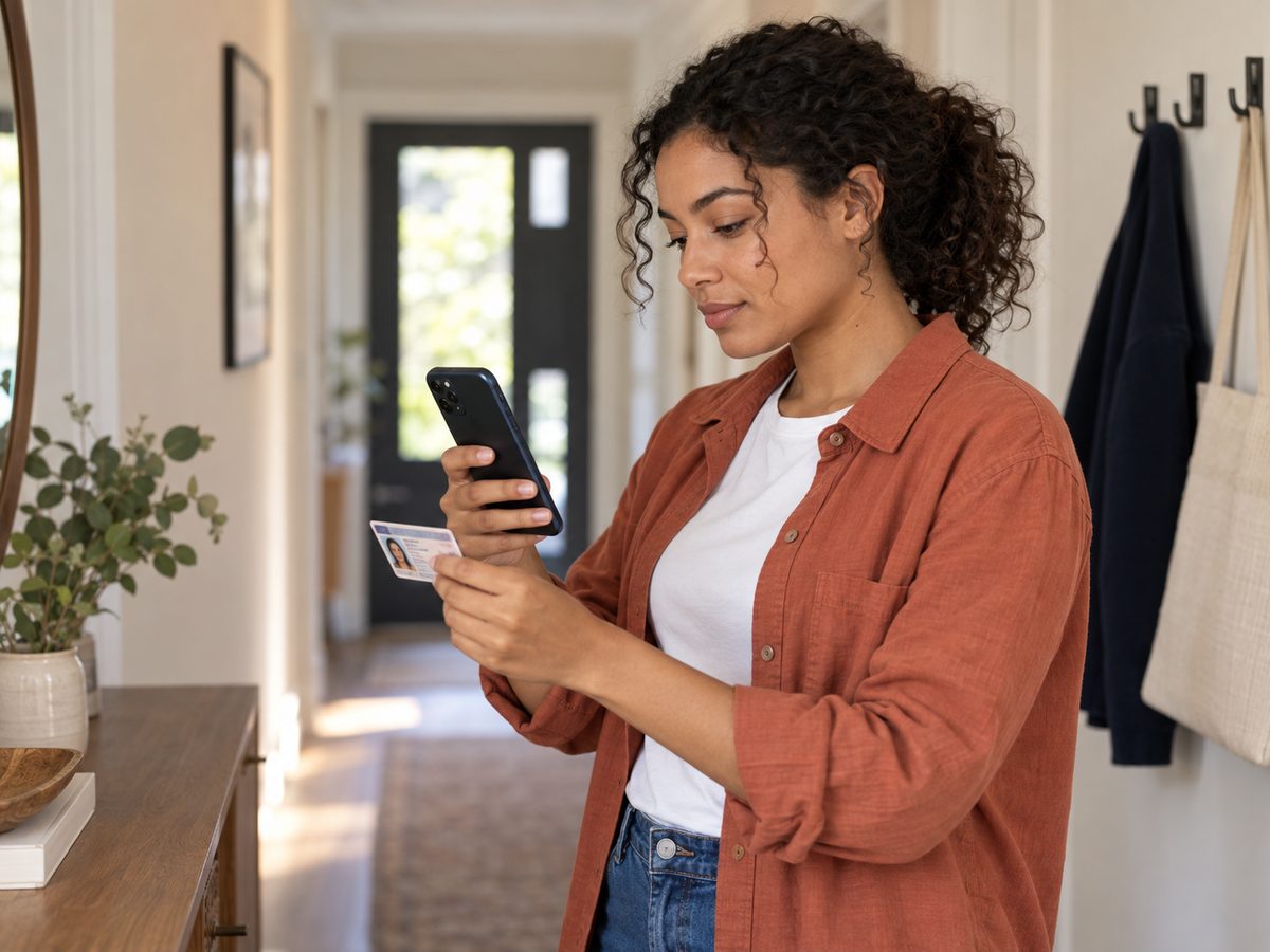 Applicant with ID and phone